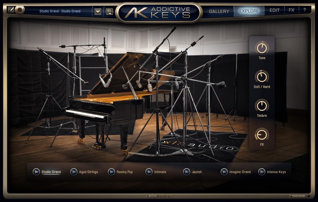 آخرین نسخه وی اس تی Addictive Keys Complete v1.1.8
